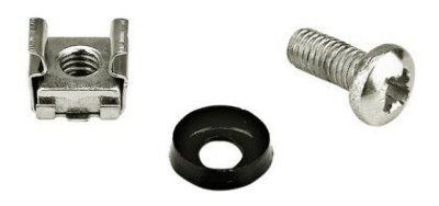 Комплект крепежа 19" (винт, шайба, гайка) GYDERS CNC-M6-12
